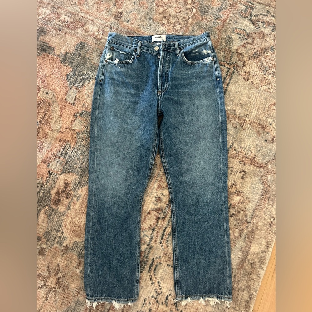 Agolde Riley women’s straight leg ankle Riley Jean size 28